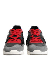 Dolce & Gabbana Multicolor Lace Up Low Top Men Sneakers Shoes