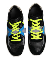 Dolce & Gabbana Multicolor Lace Up Low Top Men Sneakers Shoes