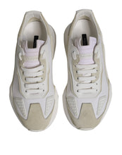 Dolce & Gabbana White Low Top Daymaster Men Sneakers  Shoes