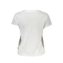 Levi's White Cotton Women T-Shirt