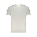 Tommy Hilfiger White Cotton Men T-Shirt