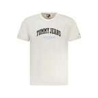 Tommy Hilfiger White Cotton Men T-Shirt