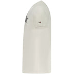 Tommy Hilfiger White Cotton Men T-Shirt