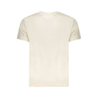 Tommy Hilfiger Beige Cotton Men T-Shirt