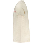 Tommy Hilfiger Beige Cotton Men T-Shirt