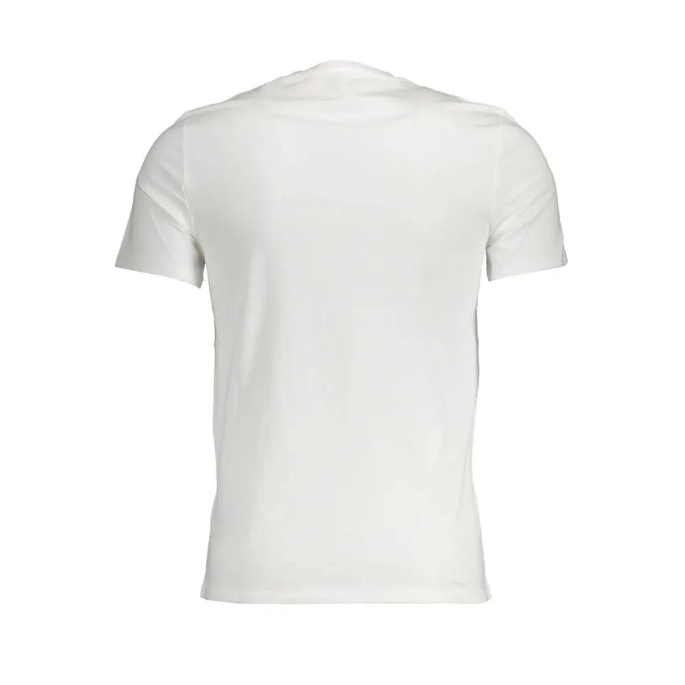White Cotton T-Shirt Guess Jeans