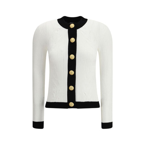 Balmain Contrast trim Cardigan