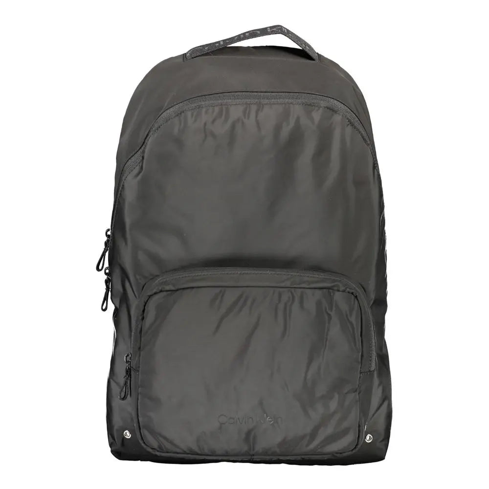 Black Polyester Backpack Calvin Klein