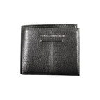 Black Leather Wallet Tommy Hilfiger