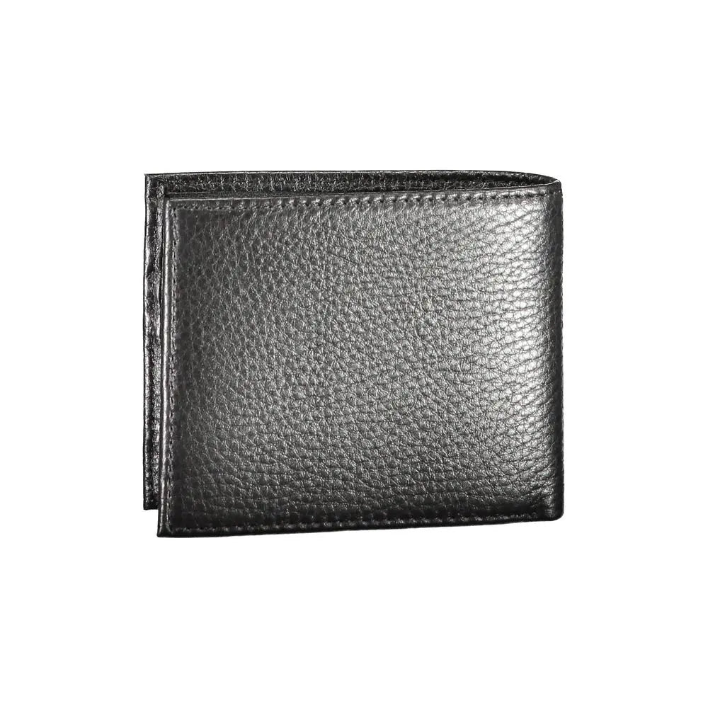 Black Leather Wallet Tommy Hilfiger