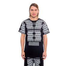 Black Cotton Men T-Shirt Nicolo Tonetto