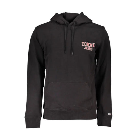 Black Cotton Men Sweater Tommy Hilfiger