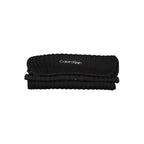 Calvin Klein Black Cotton Women Scarf