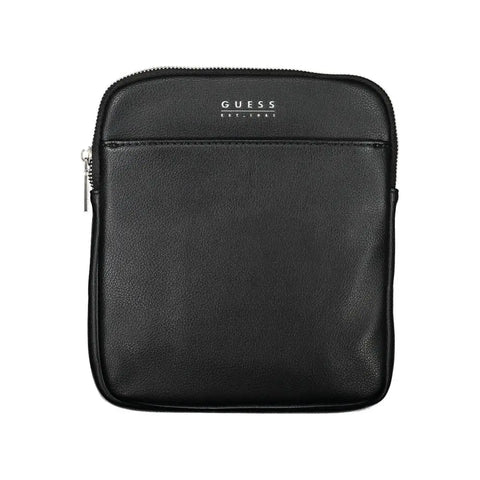 Black Polyethylene Shoulder Bag Guess Jeans