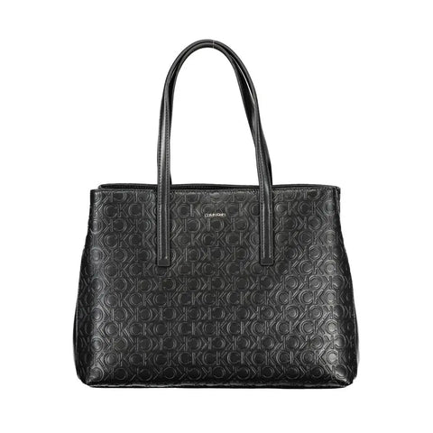 Black Polyester Handbag Calvin Klein