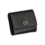 Calvin Klein Black Polyurethane Women Wallet