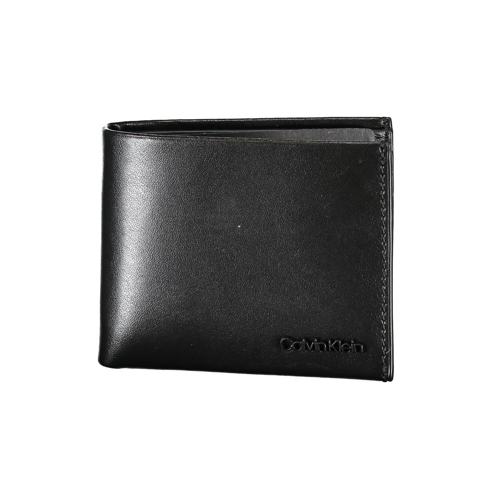 Calvin Klein Black Leather Men Wallet