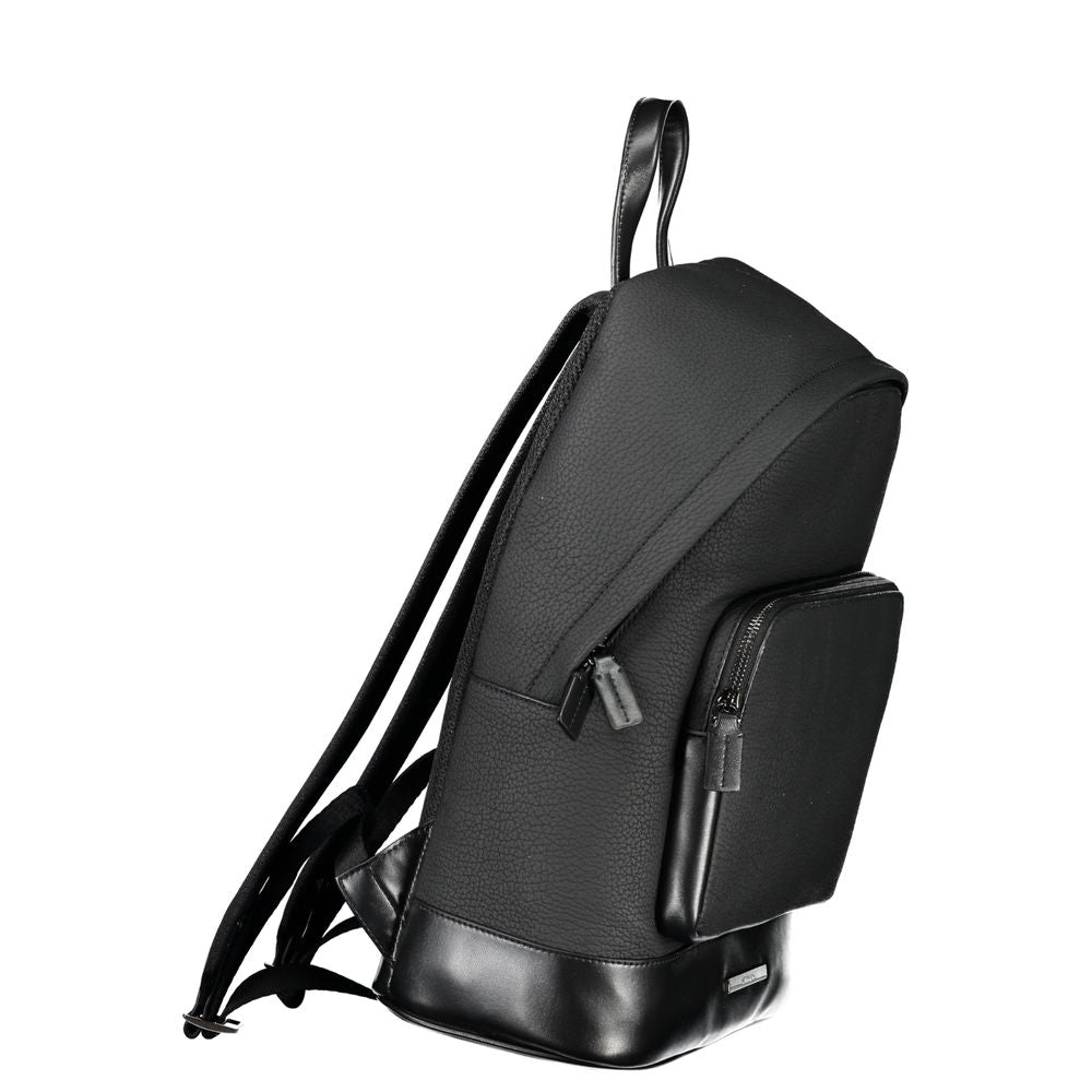 Calvin Klein Black Polyester Men Backpack