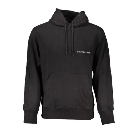 Black Cotton Men Sweater Calvin Klein