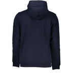Tommy Hilfiger Blue Cotton Men Sweater with Hood