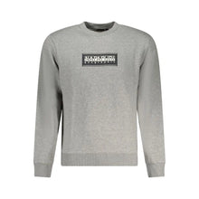 Gray Cotton Men Sweater Napapijri