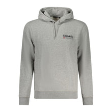 Gray Cotton Men Sweater Napapijri