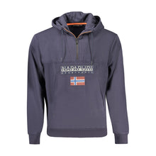 Napapijri Blue Organic Cotton Men Sweater
