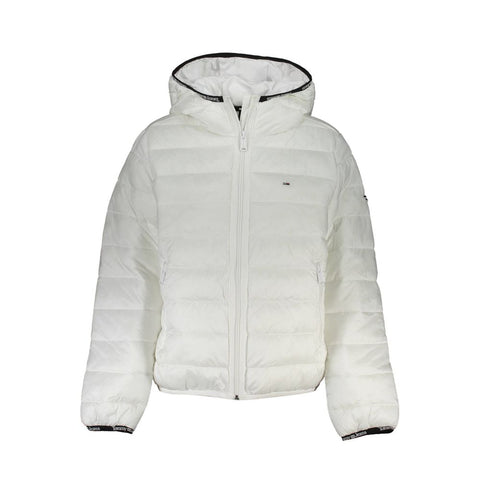 White Polyester Jackets & Coat Tommy Hilfiger
