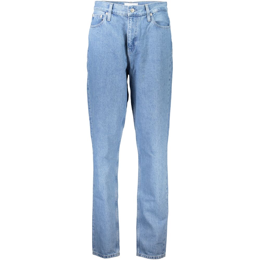 Calvin Klein Azzurro Cotton Women Jeans