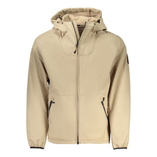 Beige Recycled Polyester Men Jacket Napapijri