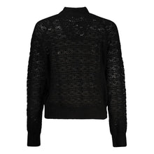 Guess Jeans Black Alpaca Leather Sweater