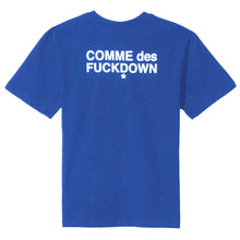 Comme Des Fuckdown Blue Cotton Women T-Shirt