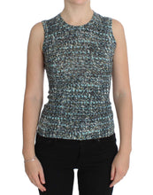 Blue Wool Sweater Sleeveless Pullover Dolce & Gabbana