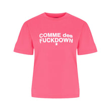 Comme Des Fuckdown Pink Cotton Women T-Shirt