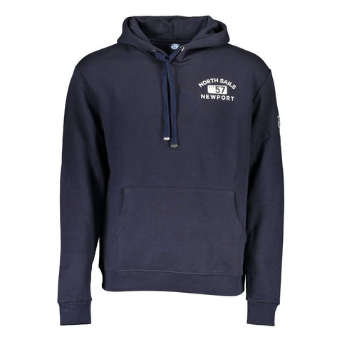North Sails Blue Cotton Men Sweater