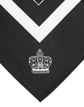 Dolce & Gabbana Black White Printed Square Foulard Scarf