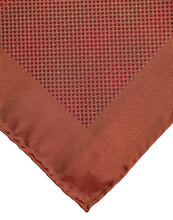 Dolce & Gabbana Orange Silk Square Men Foulard Scarf