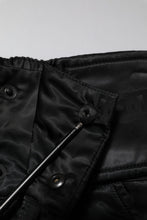 Dolce & Gabbana Black Nylon DG Logo Straight Pants