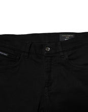 Dolce & Gabbana Black Cotton Stretch Skinny Men Denim Jeans