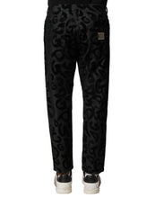 Dolce & Gabbana Gray Cotton DG Logo Straight Men Denim Jeans
