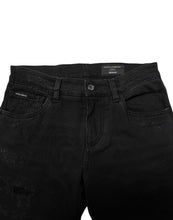 Dolce & Gabbana Black Cotton Skinny Men Denim Jeans