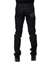 Dolce & Gabbana Black Cotton Skinny Men Denim Jeans