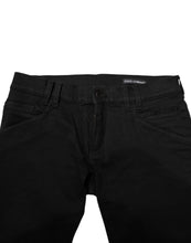 Dolce & Gabbana Black Cotton Skinny Men Denim Jeans