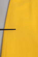 Dolce & Gabbana Yellow One Shoulder Side Slit Sheath Dress