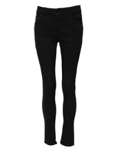 Dolce & Gabbana Black Cotton Skinny Mid Waisted Denim Jeans