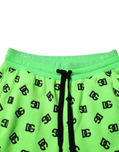 Dolce & Gabbana Green Logo Print Jogger Men Sweatpants Pants