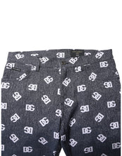 Dolce & Gabbana Dark Gray Logo Cotton Skinny Slim Denim Jeans