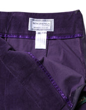 BENCIVENGA Purple High Waisted Flared Pants