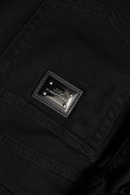 Dolce & Gabbana Black Boyfriend Cotton Mid Waist Denim Jeans