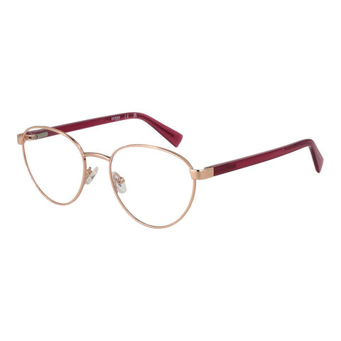 Rose Gold Unisex Glasses Frame Guess